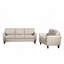 Fauteuil d'appoint, fauteuil avec accoudoirs pour salon, appartement, chambre d'amis et bureau à domicile