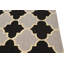 Tapis oriental noir / beige moderne 5 x 8