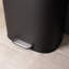 Galvanised Steel Step On Kitchen Trash Can - 13.21L