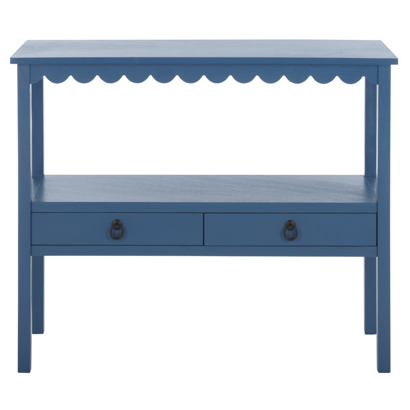 Sacaton Haven Lower 2 Drawer Console, Blue