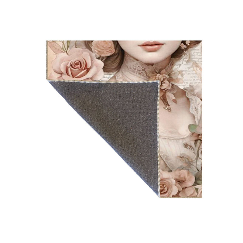 Tapis tissé à la machine Noble Girl, Rectangle 2 pi 6 po x 4 pi 11 po