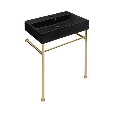Claire Ceramic Console Sink Basin