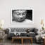 Chinese Buddha - Floater Frame Print on Canvas-1471911905-1471911909