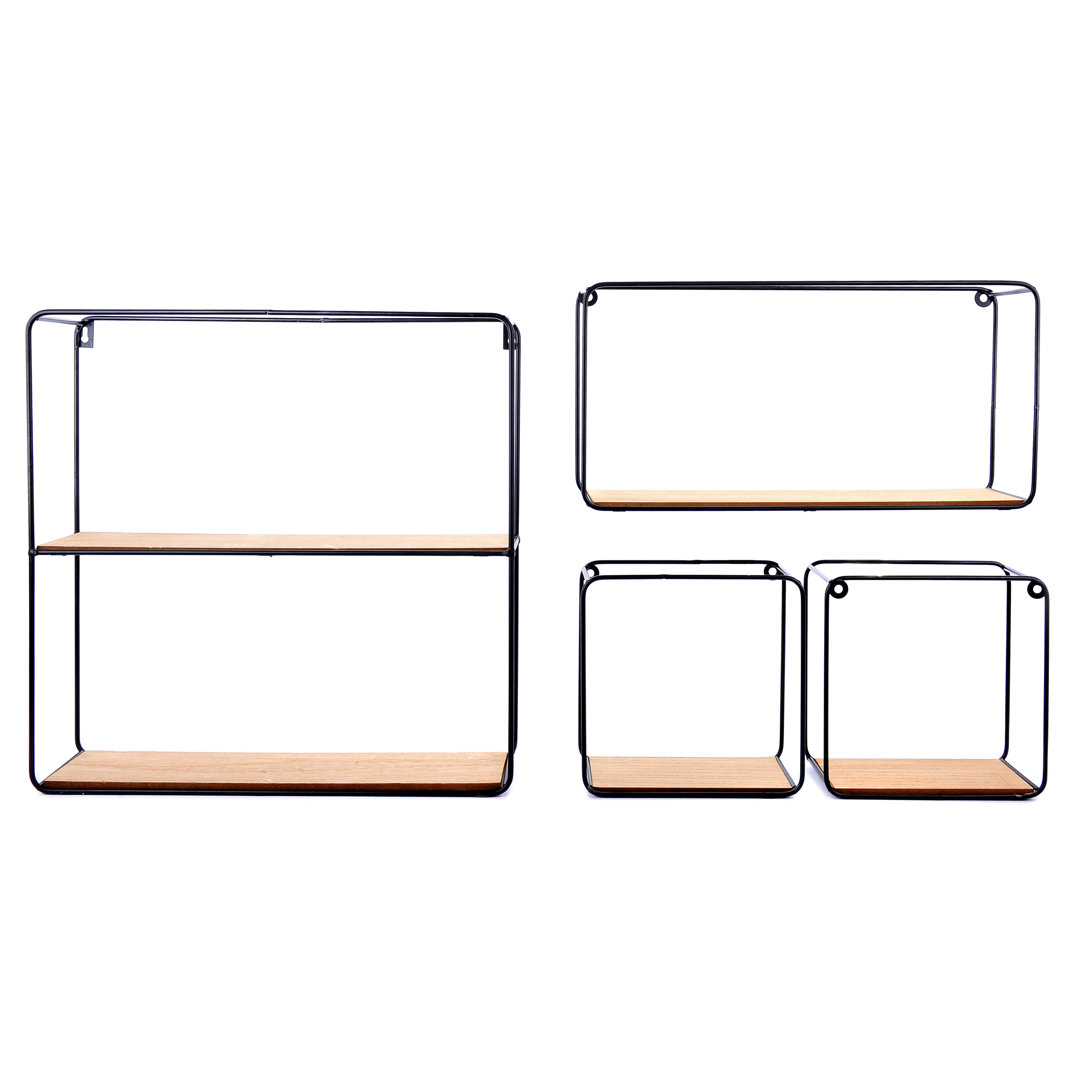 Lorinda 4 Piece Wall Shelf Set