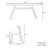 Light luxury simple rectangular dining table set-102620042