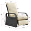 Reclining Wicker Outdoor Lounge Chair with Cushions-1190584708