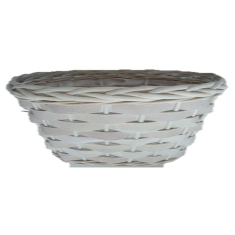 Panier à mèches ovale willow et chipwood
