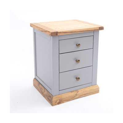 Milian 45cm W Solid + Manufactured Wood Bedside Table