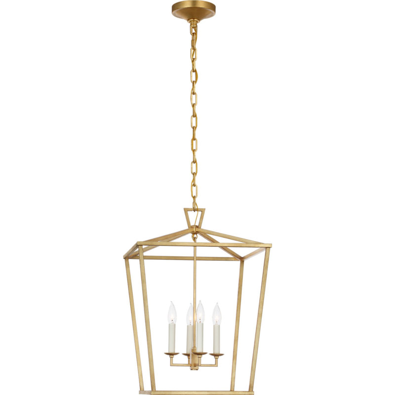 Darlana Medium Lantern in Gild