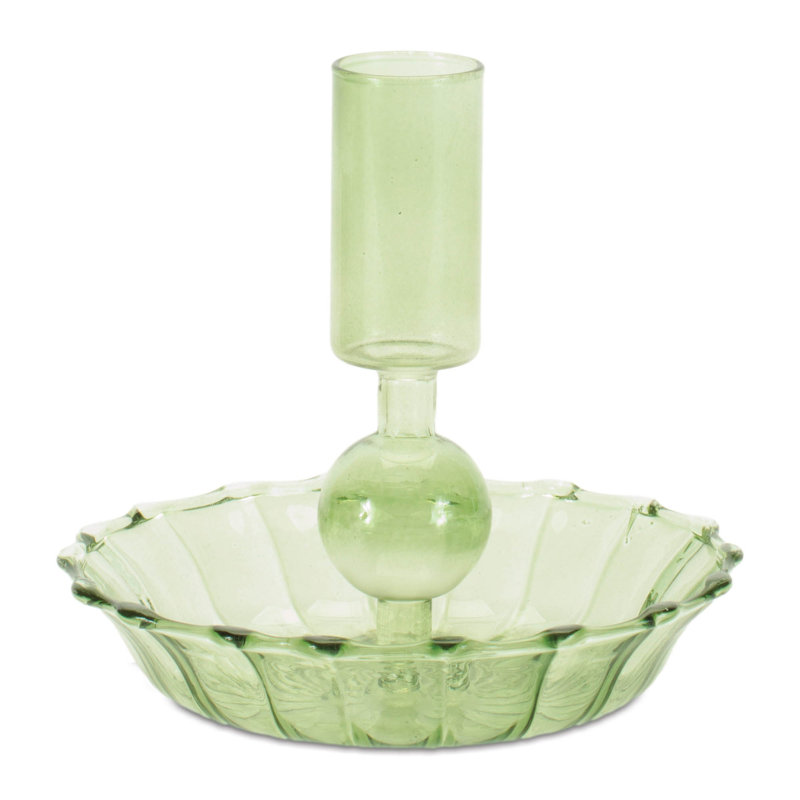 Porte-bougie vert