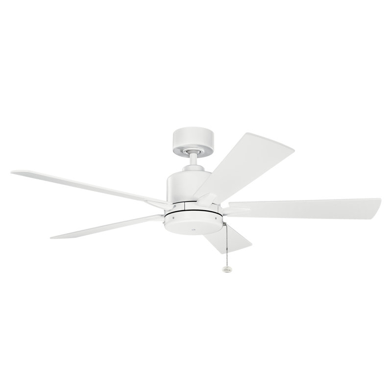 Lucian White 52-in Ceiling Fan