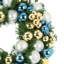 26" Holiday Evergreen Wreath With Ornaments