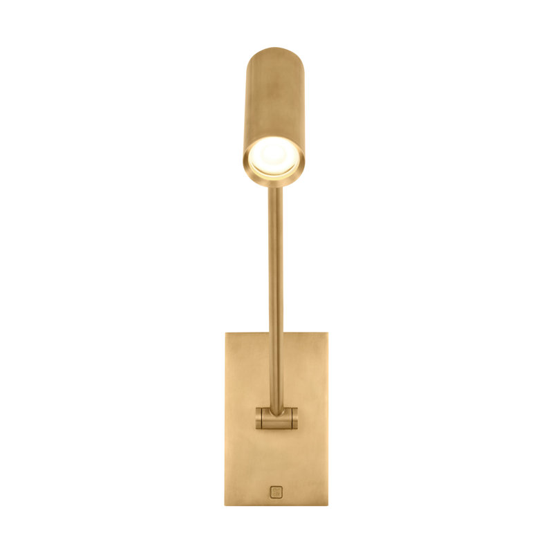 Ponte 1 - Light LED Swing Arm, Natural Brass