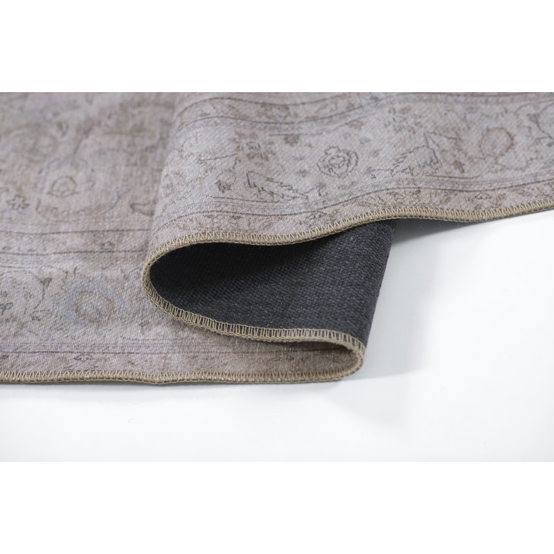 Erin Gates by Momeni Dorset Bennington Polyester Grey Area Rug, Rectangle 5' X 7'6"
