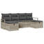 230cm Wide Patio Sofa with Cushions