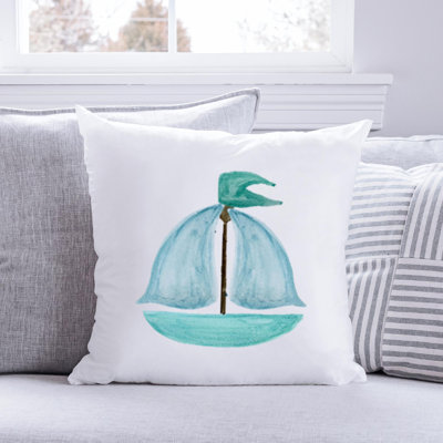 Nautical Sea Life_543 - Throw Pillow Insert Included