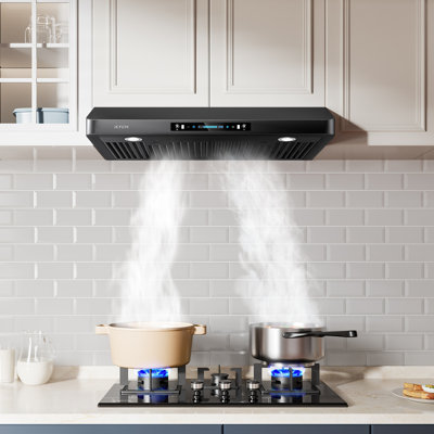 Hotte sous un meuble à conduit 36 pouces 900 CFM en acier inoxydable avec télécommande