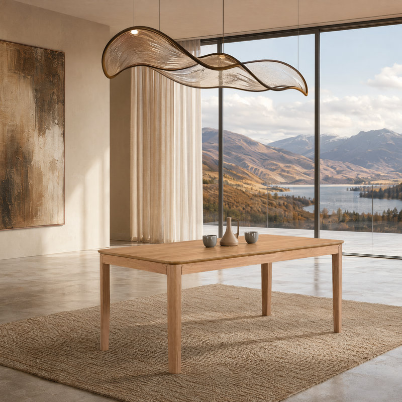 Rectangular Wood Dining Table, Oak