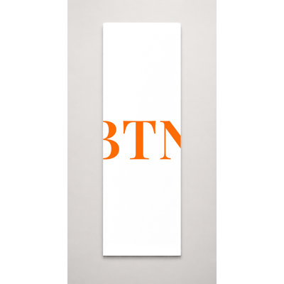Drapeau du Bhoutan et du monde - Monogramme de luxe en diamants - Jaune, blanc, orange - Grande toile murale