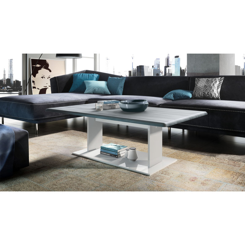 Akamu Trestle Coffee Table, Avola Anthracite