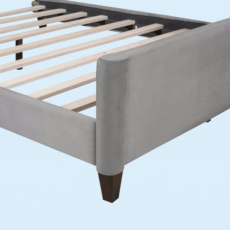 Lit de jour Modern Luxury, gris, Double
