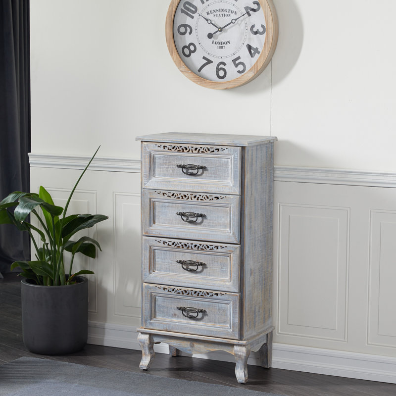 Commode décorative 4 tiroirs