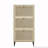 Freestanding Rattan 3 Door Shoe Rack Shoe Storage Cabinet-109266284