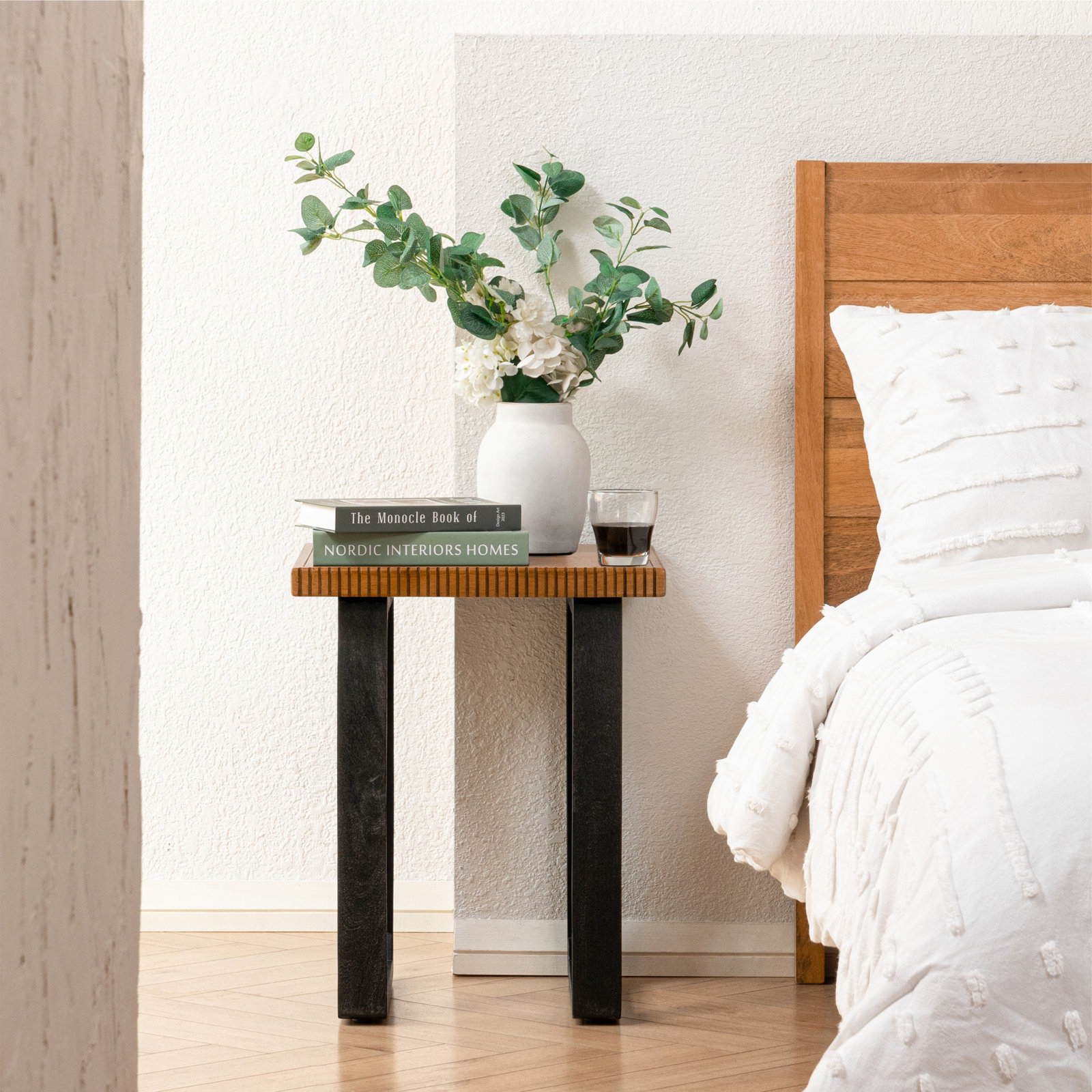 Urbana 18" Mango End Table, Mid Tone Honey