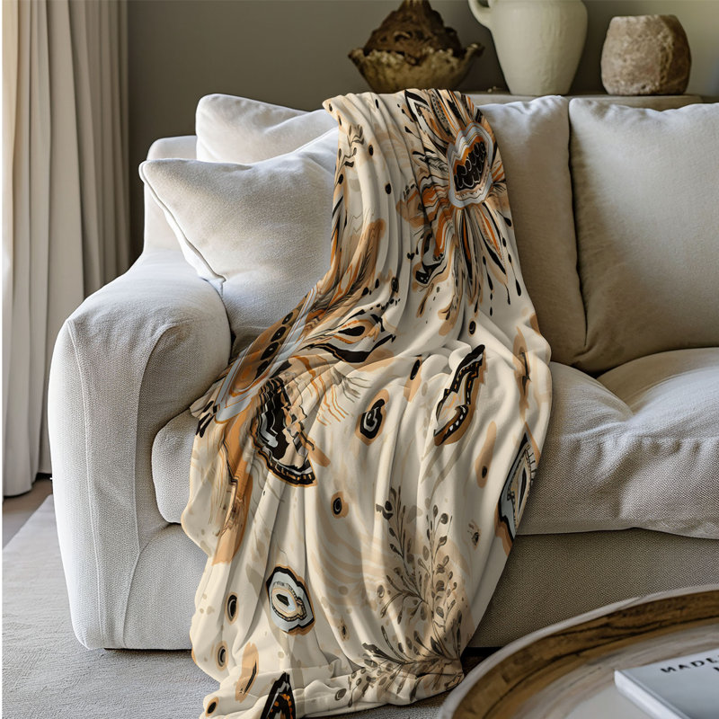 Tapisserie Boho - couverture de qualité supérieure 1 pièce, Lit simple