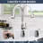 30" L x 22" W Drop-In Kitchen Sink Single Bowl Stainless Steel Sink with Kitchen Faucet, Soap Dipenser and Cup Washer