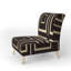 Fauteuil de chambre rembourré Golden Luxury