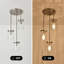 Levona 3-Light Water Hammered Dimmable Glass Kitchen Island Pendant-425767658