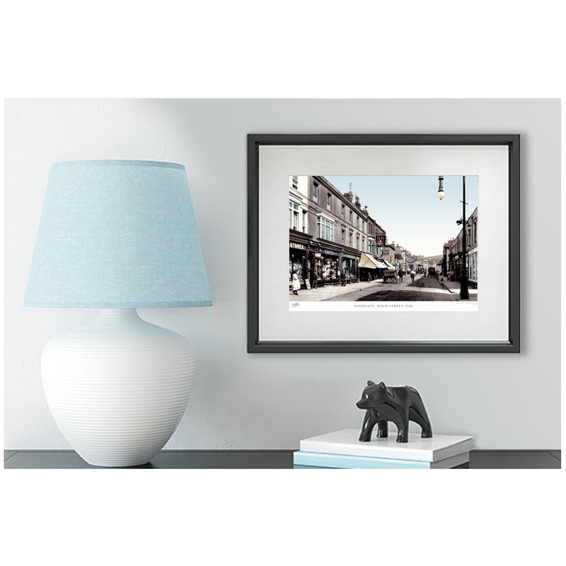 Sandgate, High Street 1906 by Francis Frith - Single Picture Frame Print, 45cm H x 60cm W x 2.3cm D