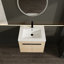 Meuble-lavabo simple avec plateau en résine 23,62 po Ziyla