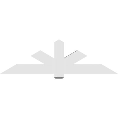 Support de pignon en PVC de qualité architecturale Kennewick
