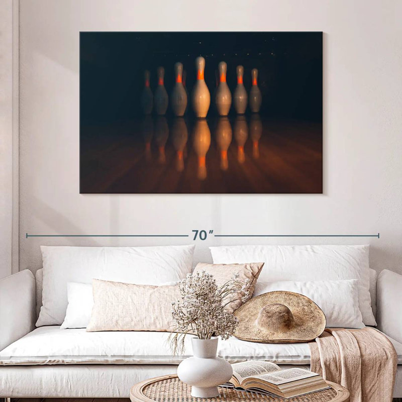 Sireci Bowling Pins Display, 26" H x 39" W