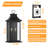 Outdoor Wall Light With Durable Metal & Clear Glass For E12 Bulb-1137266856