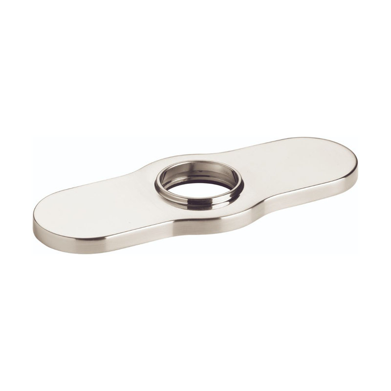 Joleena Hansgrohe Plaque de base pour robinets à un trou Plaque de base transitionnelle de 6 pouces pour robinet de baignoire en chrome, 04778000