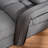 Trule Reclining Floor Game Chair in Gray