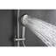 10" Rain Showerhead Integration With 4 Hand Shower, Adjustable Slide Ring And Soap Basket In Mixture Zip