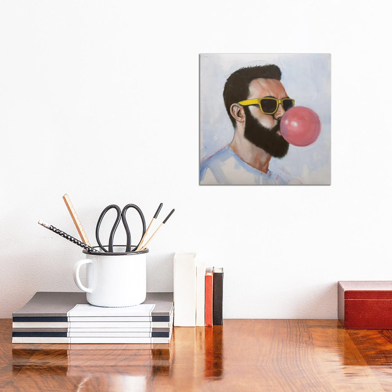 Been Caught Stealing by Alexander Grahovsky - Wrapped Canvas Painting, 30.48 cm H x 30.48 cm W