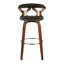 Tabouret de bar pivotant 29,25 po Gardenia-93570898