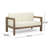 Phillipston Acacia 4 - Person Patio Conversation Set with Cushions