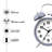 Sharp Twin Bell Quartz Analog Alarm Clock-88593511