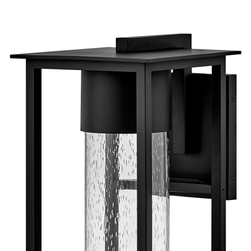 Applique murale Miley, H 21,5 po x l 8 po x P 10 po, Noir