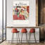 Woman With Anemones Classic Colorful Modern Flower Wall Art Print by Pictufy - Print-136447433