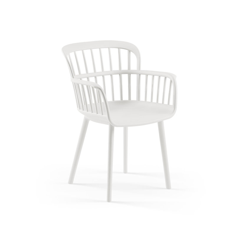 Tilia Eva-P Armchair, White