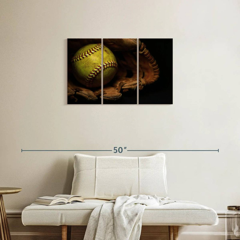 Softball And Glove