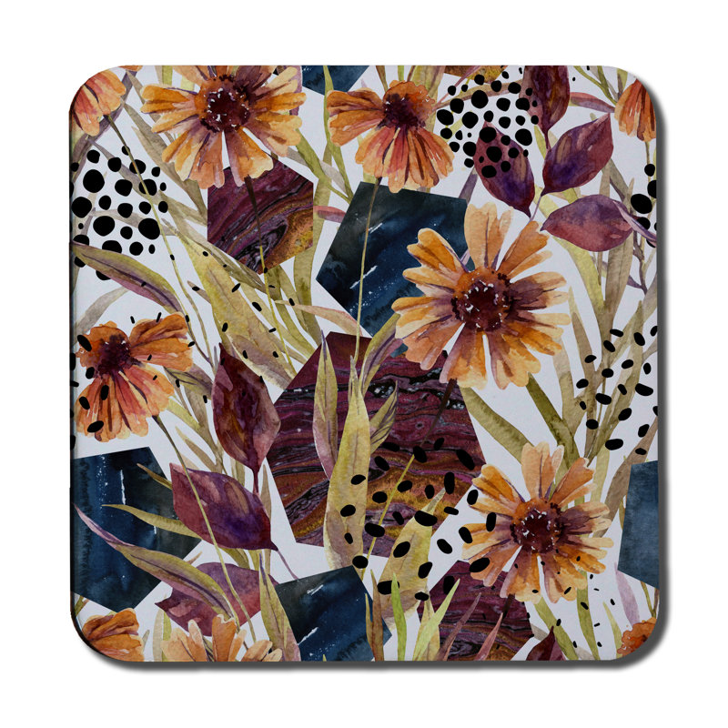 Square 6 Piece Coaster Set