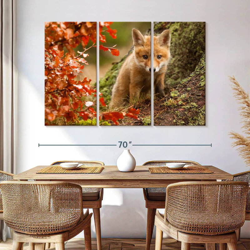 Fox Pup, 32" H x 50" W